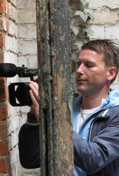 Henry Mertens filmt. (Foto: Thomas Steinberg)